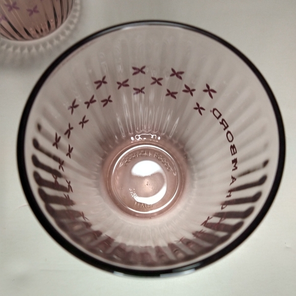 Chambord glass set of 2 Bormioli Italy NWOT - Picture 4 of 7